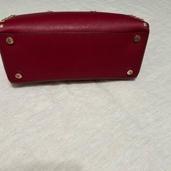 MICHAELKORS BURGENDY BAG - Picture 3 of 6